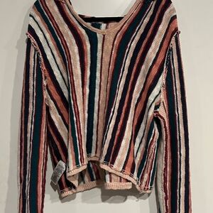 Roxy Multicolor Striped Sweatshirt